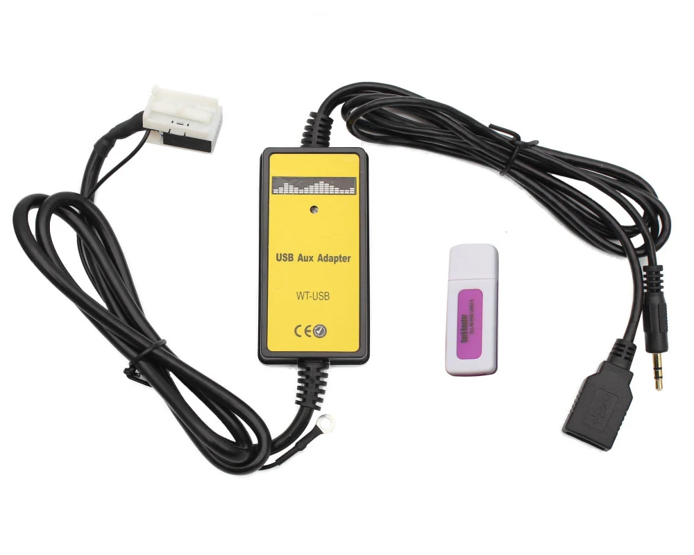 

DC 12V Car Audio Interface USB / SD Adapter 12P Connect Digital CD Changer for Audi / Volkswagen / Skoda
