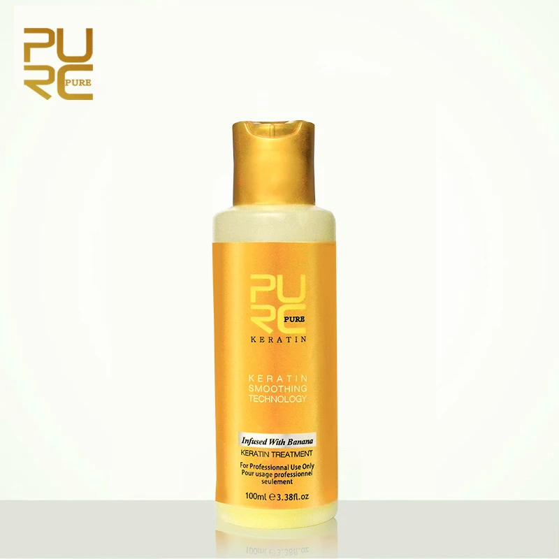 PURC-8-Banana-flavor-Brazilian-Keratin-Treatment-Straightening-Hair-Repair-Damaged-Frizzy-Hair-Make-Hair-Smooth