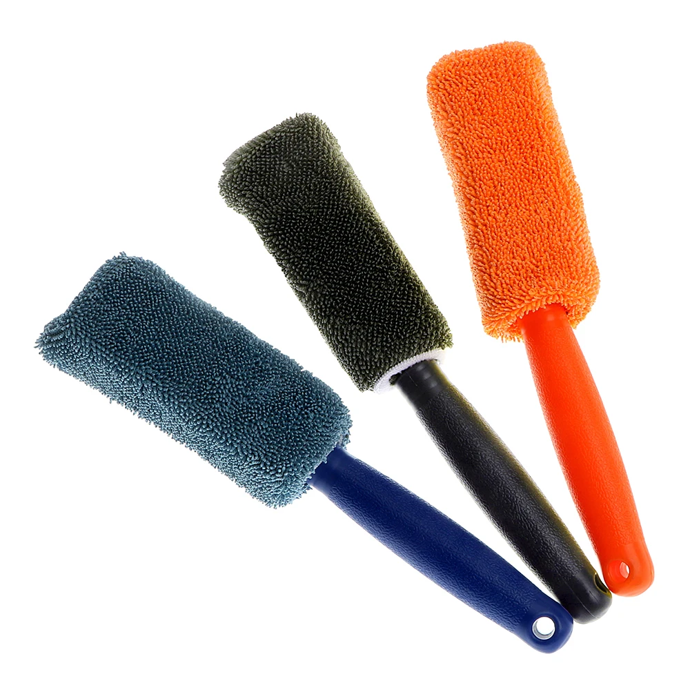 

Car Washing Brush Cleaning Tool Microfiber Scrub Dust Remove Auto Care Car-Styling Car Brush Towels Tire Wheel Cleaning Supplies