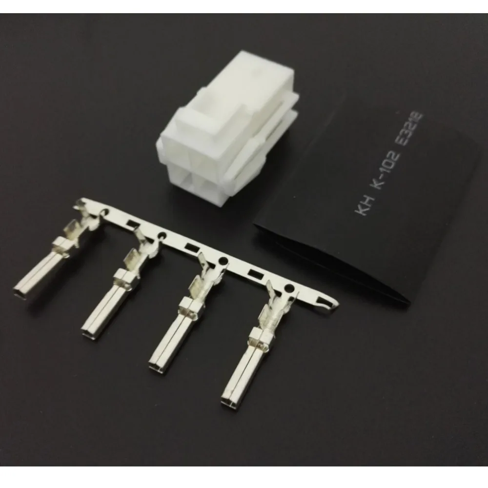 10PCS 4 PIN 12 Volt DC power socket fits for Icom Kenwood Yaesu 4 PIN DC Power Socket IC7000 TS-480 FT-9000 FT-450 (2)