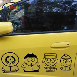 Hotmeini 4 шт. смешной Юмор JDM South Park герой силуэт мультфильм комедия автомобиля Стикеры для внедорожник Декор автомобиля виниловая наклейка 9