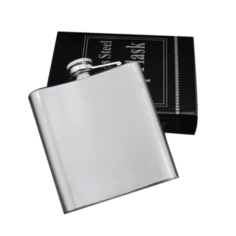 

Stainless Steel Pocket Personalized Hip Flask Retro Whiskey Flasks Liquor Screw Cap 4oz to 10oz Mini Alcohol Bottle Flask