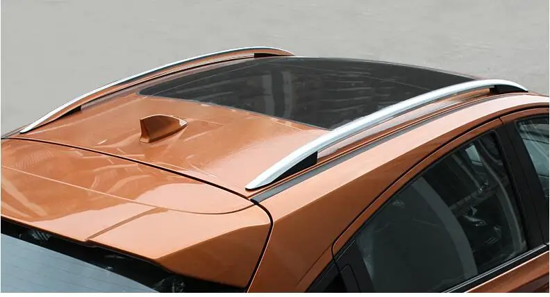 لهوندا VEZEL XR-V 2014-2018 حامل سقفي القضبان شريط حامل الحقائب القضبان أعلى رفوف السكك الحديدية صناديق سبائك الألومنيوم 3 متر لصق