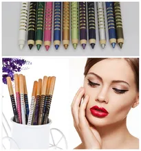 NEW ARRIVEL 1 SET 12 Colors Cosmetics Makeup Pen Waterproof Eyeshadow Eye Liner Lip Eyeliner Pencil 12 PCS