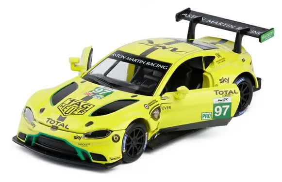 1:32 шкала Aston Martin Vantage GTE Le Mans литая металлическая игрушка модель вытяжной звуковой светильник гоночный автомобиль образовательная коллекция - Цвет: NO.97