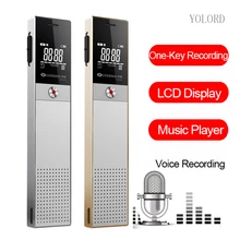 Мини LCD экран умный активированный цифровой Аудио Диктофон Запись репортера ineteview видеокамера-карандаш Динамик повторить плеер Mp3 8G/16 GB