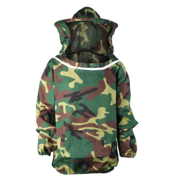 

Beekeeping Protective Suit Thicken Camouflage Average Size Bee Protecting Equipment Beekeeping Jacket for Home Indoors Outdoors