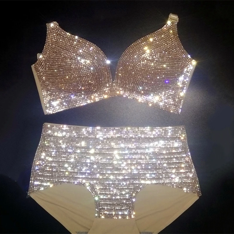 Jazz-Pole-Dance-Costume-Golden-Silver-Fu