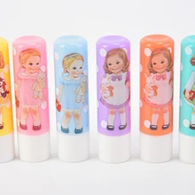 Милый бальзам для губ для девочек 24 шт. натуральные растительные ингредиенты бальзам для губ увлажняющий антивозрастной защитный бальзам для губ Уход за кожей губ