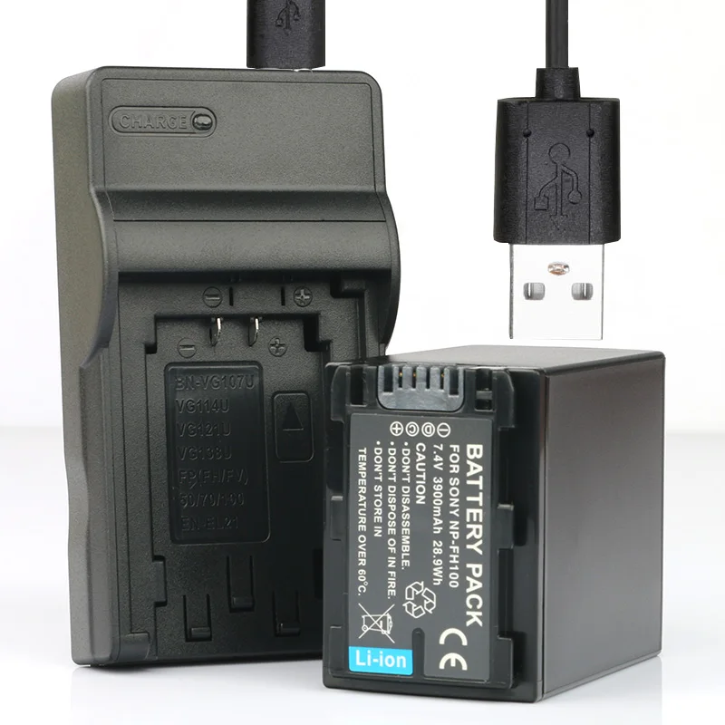 LANFULANG NP FH100 аккумулятор (1 упаковка) и зарядное устройство для Sony|Цифровые