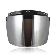 Motorcycle Helmet Windshield Sun visor for three buckle Halley helmet silvering