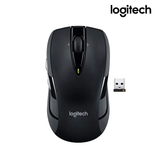 Беспроводная мышь logitech M545 2,4 ГГц для ПК, Офисная мышь для домашнего использования, беспроводные мыши - Цвет: Черный