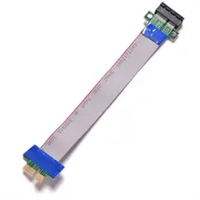 Cabo extensor de cartão pci express, cabo de extensão pci-e 1x para 1x slot riser