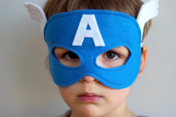 20 шт., маска супергероя, подарок на день рождения для детей, карнавальные Вечерние Маски Капитана Америки, Подростковая маска мутанта Человека-паука