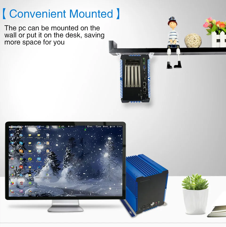 fanless embedded pc 10