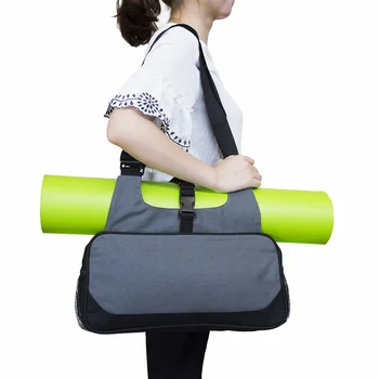 

1pcs Compact Yoga Mat Bag Lightweight One Shoulder High Capacity Portable Adjustable Strap ASD88
