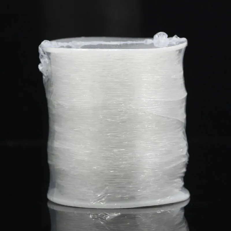 

Doreen Box Lovely Nylon Elastic Cord White 0.8mm Dia,1 Roll(100M/Roll) (B25346)