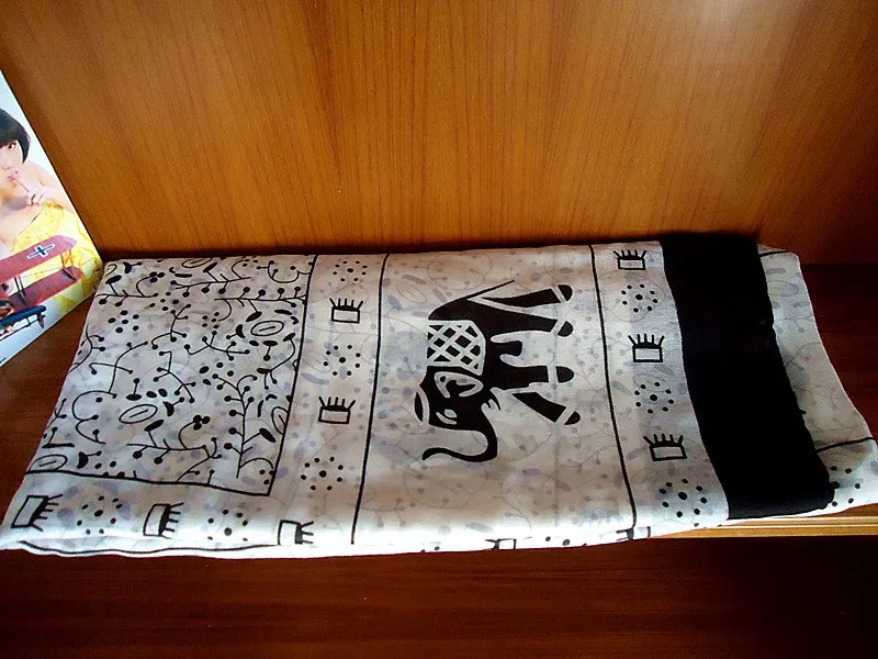 DOUBLA 2017 Fashion Womens Cute Elephants Printed Double Sided Spring Scarves Ladies Girls Cotton Shawl Ethnic Style Wraps 7 DOUBLA 2017 Fashion Womens Cute Elephants Printed Double Sided Spring Scarves Ladies Girls Cotton Shawl Ethnic Style Wraps 7