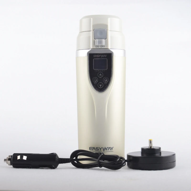 

2016 New 12V Auto Thermal Travel Cup Vehicle Car Electric cup Thermos Bottle Heating Mug Vehile cup Boiling Water Free Shipping