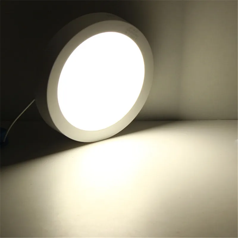  Surface Mounted LED Ceiling Light 9W 15W 25W Panel Lamp Warm/Natural/Cold White AC85-265V Round Squ - 32322208978