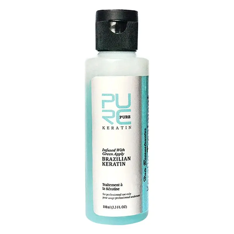PURC Green apple Flavored Brazilian Keratin Repairs Damaged Hair Improve Frizz Nutritional Supple Moisturizing Tough Anti-broken PURC Green apple Flavored Brazilian Keratin Repairs Damaged Hair Improve Frizz Nutritional Supple Moisturizing Tough Anti-broken