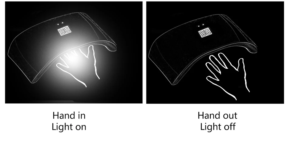 36 Вт УФ-Сушилка для ногтей двойная светодиодная УФ-лампа для ногтей Гель-лак отверждаемый светильник двойная мощность 99s цифровой таймер инструменты для дизайна ногтей Солнце 9x Plus