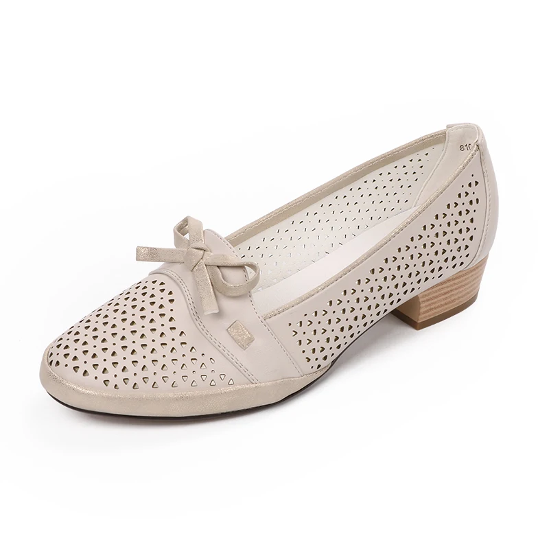 AIMEIGAO Big Size Women Sandals PU Soft Leather Low Heels Comfortable Shoes Elegant Bow Tie Summer Shoes High Quality