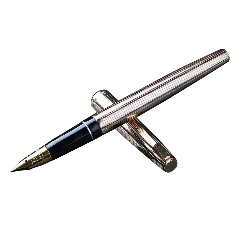 Высококачественная металлическая перьевая ручка для школы офиса из розового золота, канцелярские товары 0,5 мм, модная шариковая ручка, подарки