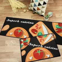 40X60+ 40X120 см/комплект Non-slip Кухня коврик еда печатных входной Коврик для прихожей ковер гостиная; зал athroom ковер 2 шт. в комплекте