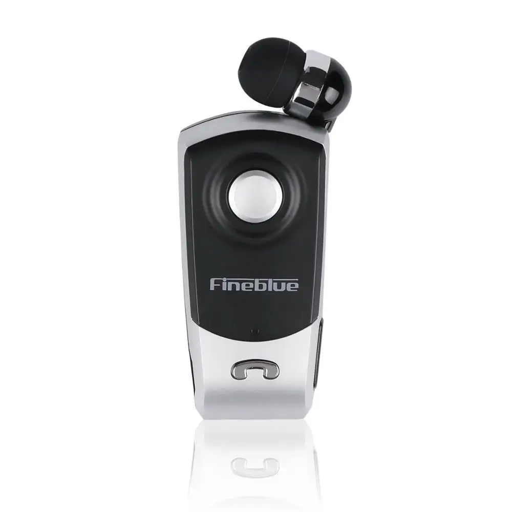 FineBlue F960 беспроводной драйвер Bluetooth V4.0 наушники звонок Вибрация напоминание шумоподавление износ клип драйвер наушники с микрофоном - Цвет: silver no retail box