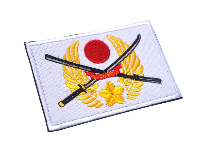 Флаг Японии самообороны силы нашивки крюк и петля военная армия патч тактический JGSDF нашивка с надписью рюкзак жакет жилет значок