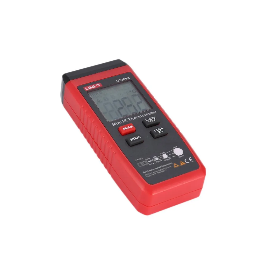 UNI T UT306A Мини цифровой ЖК Инфракрасный термометр температура метр C/F Пирометр