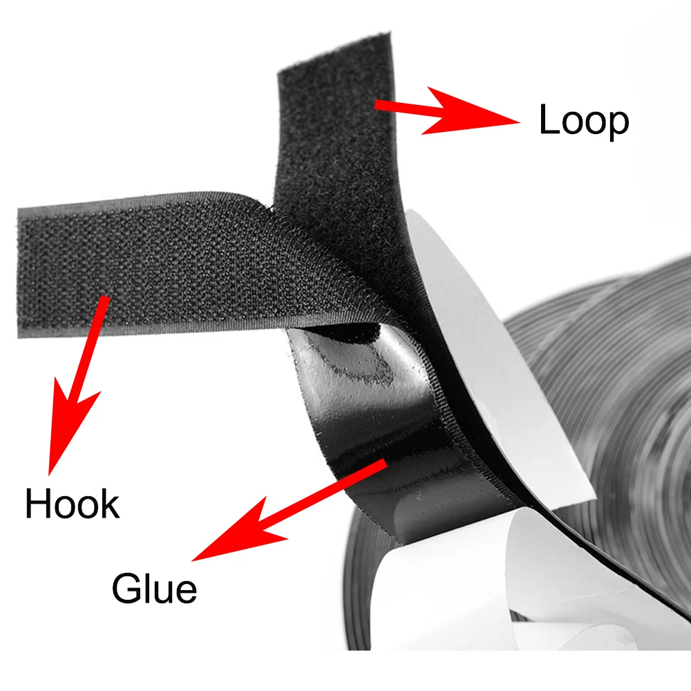 25 м/лот 3 см ширина самоклеящийся крючок и петля крепежная Лента Сильный Клей на волшебную нейлоновая наклейка клейкий диск Velcros DIY для сумки