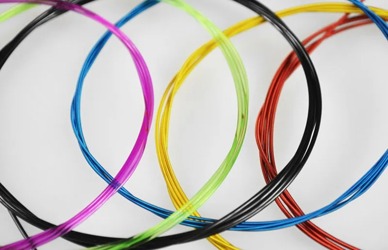 colorful guitar strings