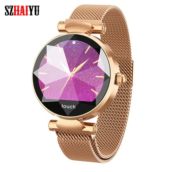 

SZHAIYU Women Smart Bracelet Sport Wristband Watches Blood Pressure Female Physiological Cycle Sleep Fitness Tracker Pedometer