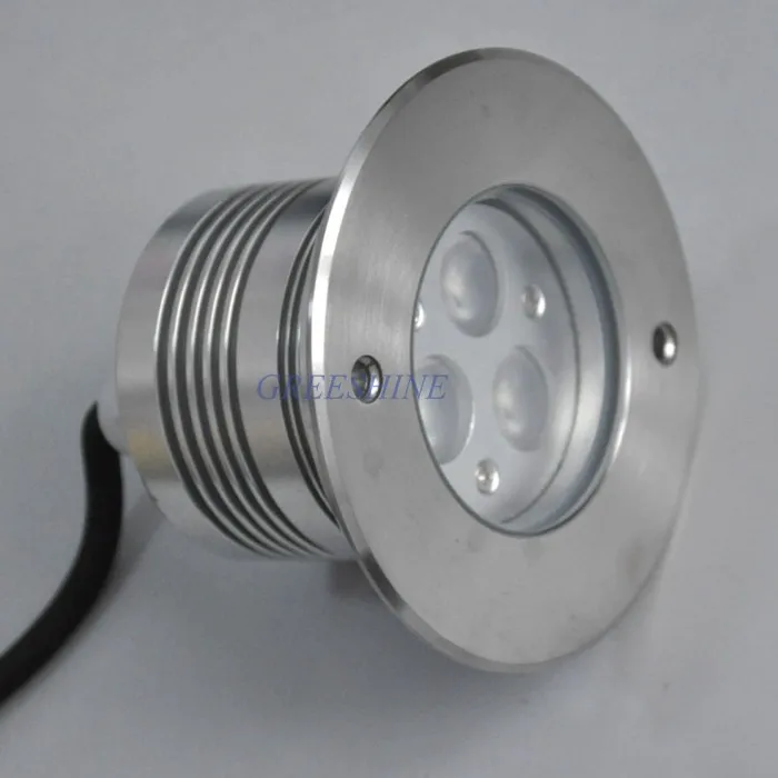 AC85-265V 9 Вт Открытый Встраиваемые бетона светодиодный настенный светильник лампа подземных IP67 пейзаж тротуаре освещения 8 шт./лот