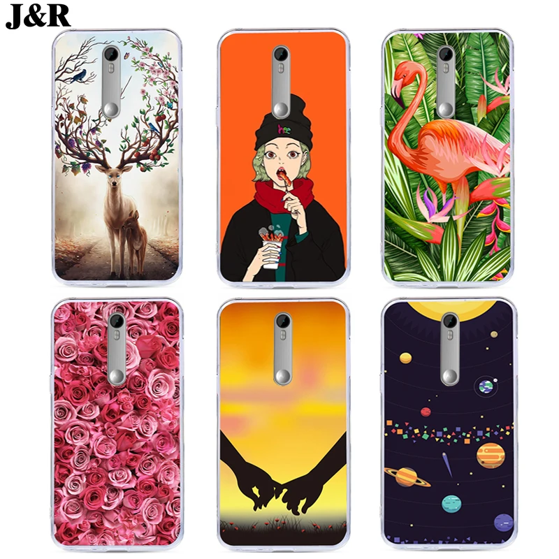 J &amp R цветной чехол с принтом для Motorola Moto G3 G 3 XT1544 G4 G5S G6 G7 PLUS силиконовый мягкий ТПУ