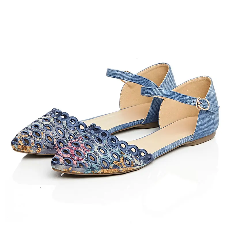 2016 Ballet Flats Special Material Women Flat Shoes Spring Ethnic