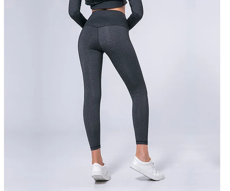 Back Waist Sports Tight  Leggings Sexy Yoga Gym Tummy Control Legggings Non See Through Quality Pants Free Shipping