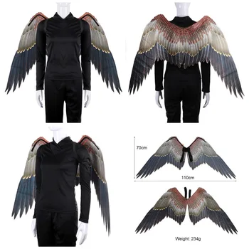 

Disfraz De Pajaritos Burningman Festival Adult Japanese Game Onmyoji Cosplay Tengu Bird Carnival Costume Large Big Wings