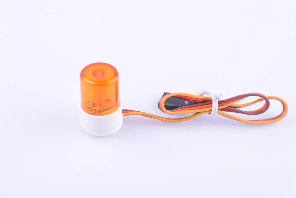 

RC Car LED Lamps flashing police beacon light Degree Rotation Demo