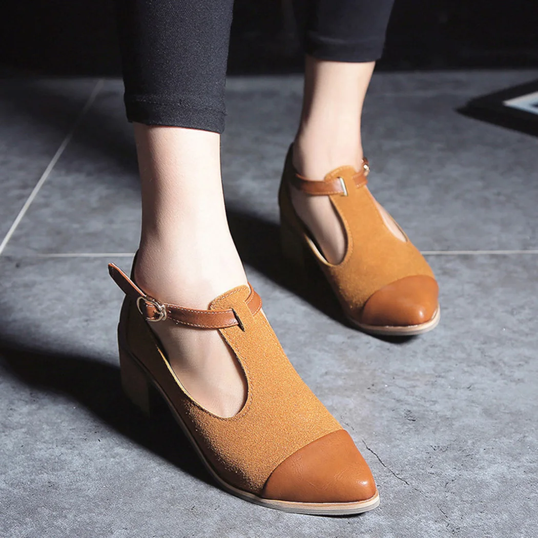 low heel shoes with straps