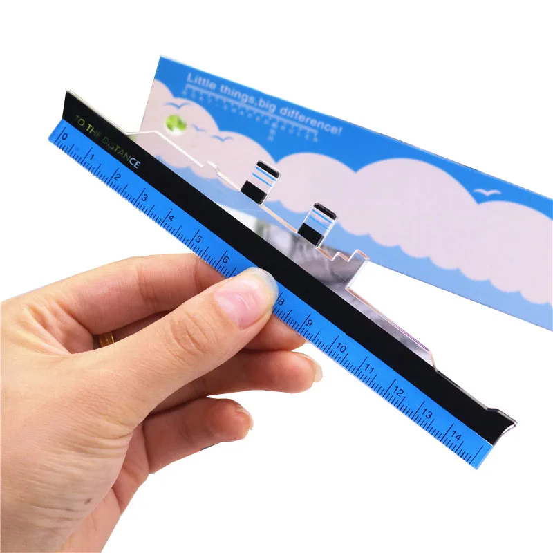 

2 pcs / A Lot Of Office Stationery & Supplies Student Ruler Korea Creative Stationery Cartoon Ship Plastic Ruler 15cm Ruler