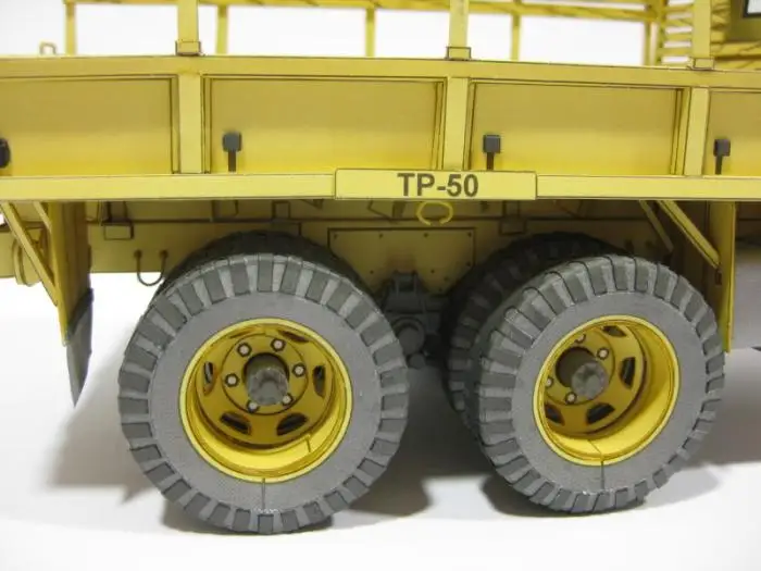 Второй мировой войны GMC M35 A2 2,5 тонн грузовой автомобиль 3D Бумага модель ди