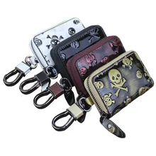 Мужской и Женский кошелек для ключей держатель ключа кошелечного типа портмоне из натуральной кожи ключница автомобильный органайзер для ключей сумка небольшой портфель