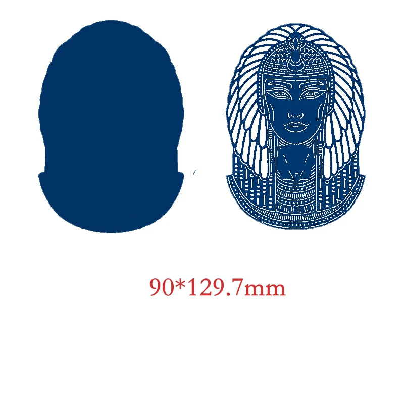 Египетская мифология боги животные узор металлические Вырубные штампы Трафаретный Скрапбукинг тиснение для бумаги карты DIY ремесла аксессуары - Цвет: H3326 Handmaiden