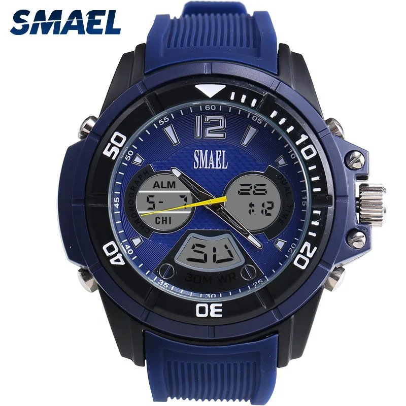 how to set time on smael watch