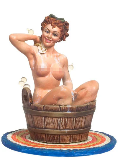 [Loong Way Miniatures] Andrea Miniatures Pin Up серия Wanna Scrub my Back 75 мм Металлические Миниатюрные