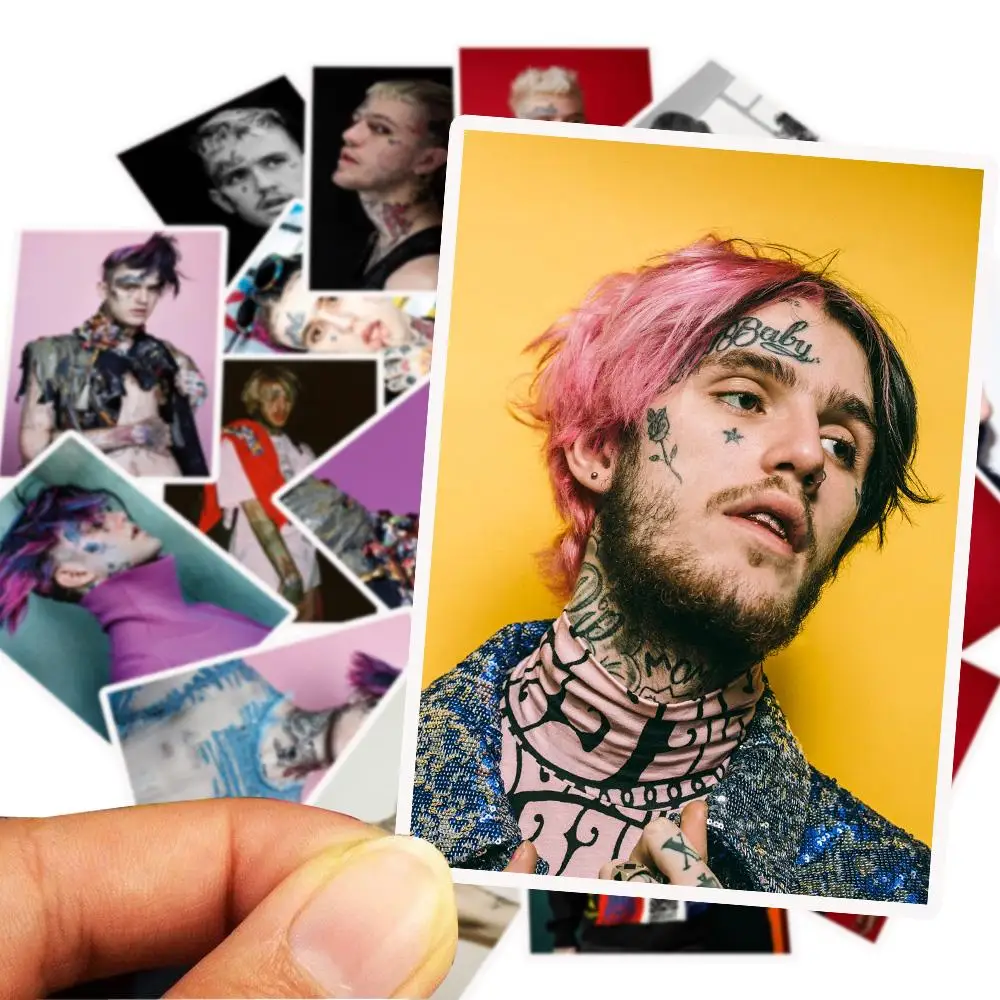 25 шт./упак. хип хоп рэпер певец Lil Peep наклейки для детей багаж скейтборд телефон