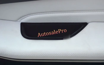 

Black Front & Rear Side door Storage Phone Holder Box 4pcs For Mercedes Benz E Class W212 2010-2015